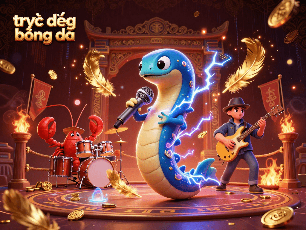 Experience trực tiếp bóng đá excitement in this vibrant underwater casino scene.