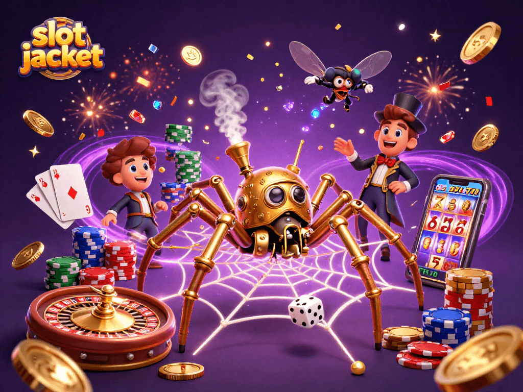 Menang besar dengan slot jackpot di GACOR123, tampilkan koin emas dan simbol keberuntungan!
