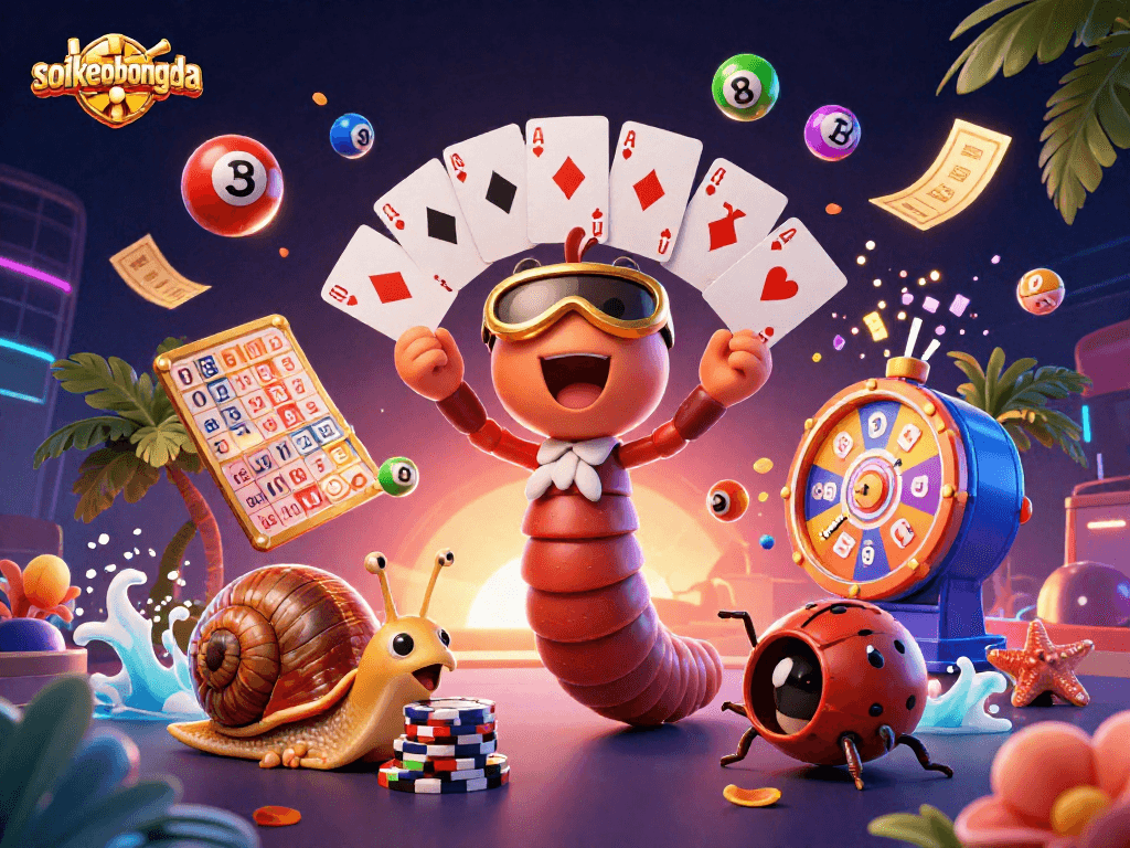 soikeobongda invites you to experience vibrant gambling excitement with unique characters