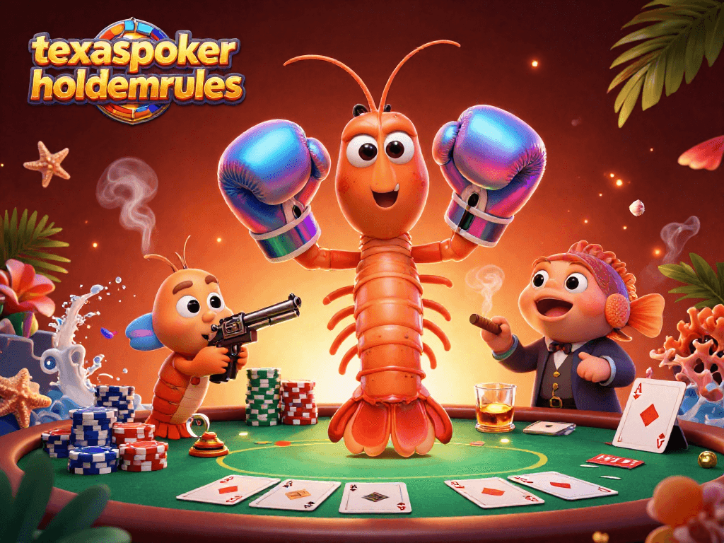 Engage with texaspokerholdemrules through a vibrant poker scene with dynamic characters and rich details.
