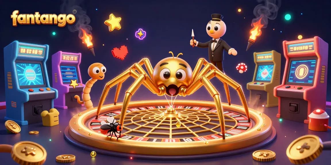 Place bets confidently with fantango's thrilling 3D casino scene featuring unique game elements.