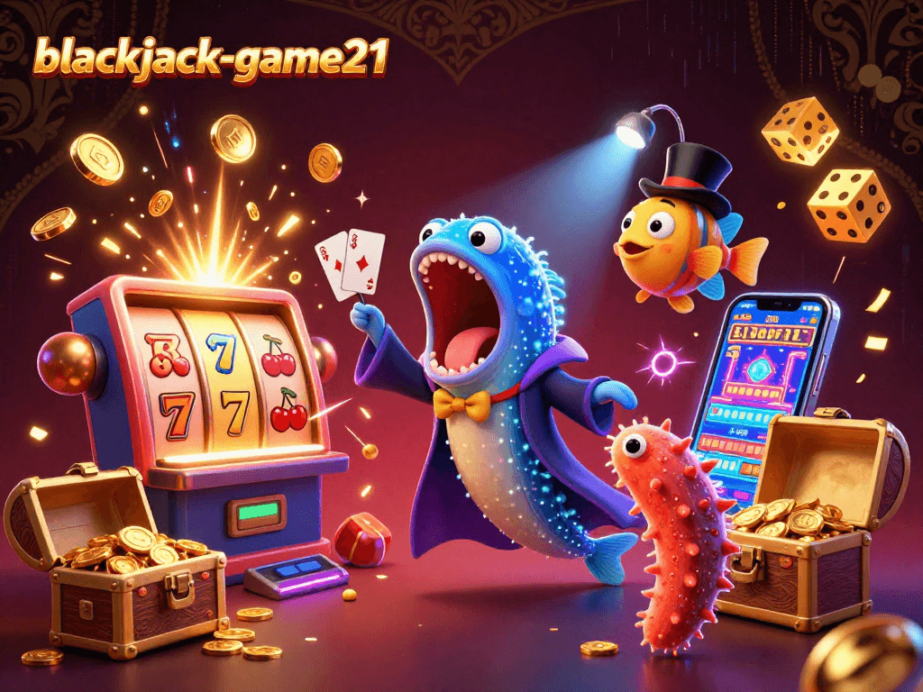 Engage with blackjack-game21’s dynamic casino experience featuring vibrant characters and jackpot elements.