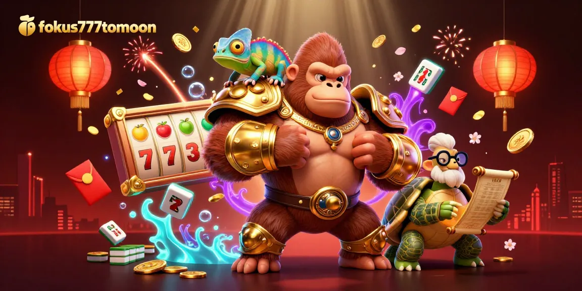 Experience thrilling fun with fokus777tomoon’s dynamic casino adventure featuring unique characters and engaging elements.