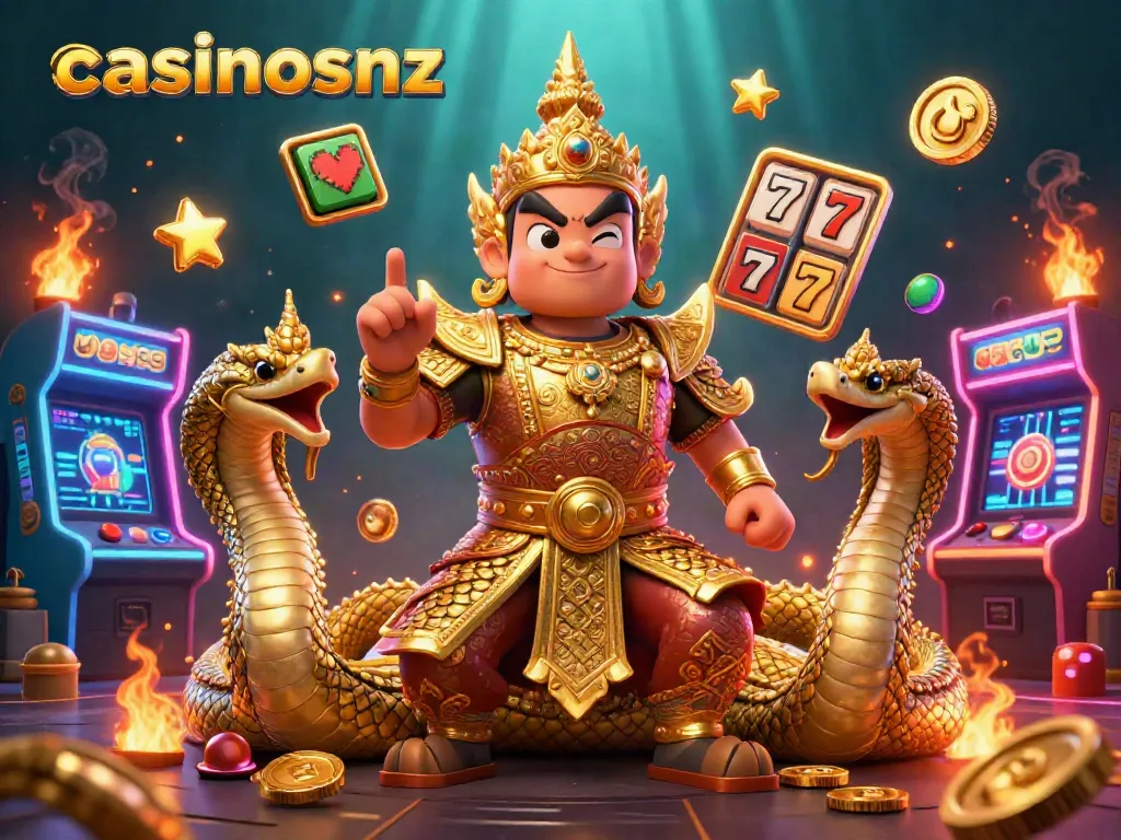 Experience exciting gameplay and winnings at casinosnz with engaging slot themes and vibrant scenes.