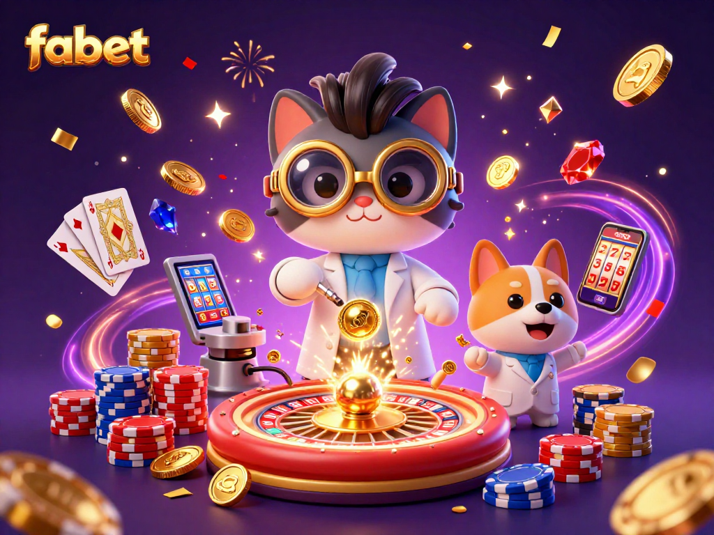 Experience the thrilling world of fabet with dynamic gold coins and gaming elements!