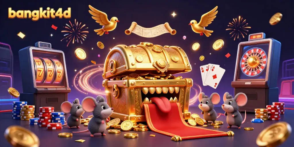 Permainan slot online di bangkit4d dengan harta karun berkilau dan kejuaraan di meja roulette.