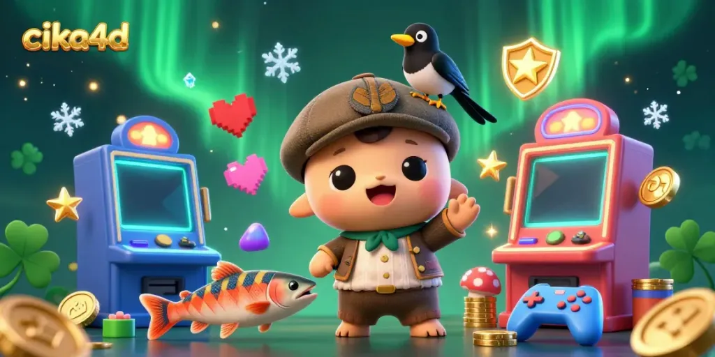 Engage with cika4d by spinning vibrant slots alongside playful characters and immersive gaming elements.