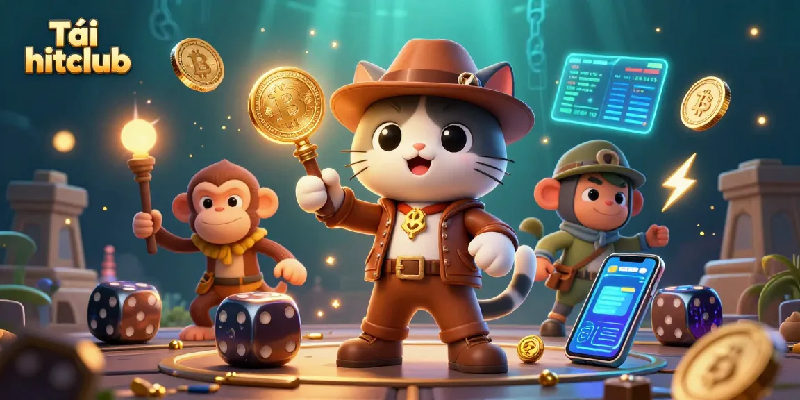 Experience Tải hitclub with dynamic gaming elements and 3D characters revealing treasures!