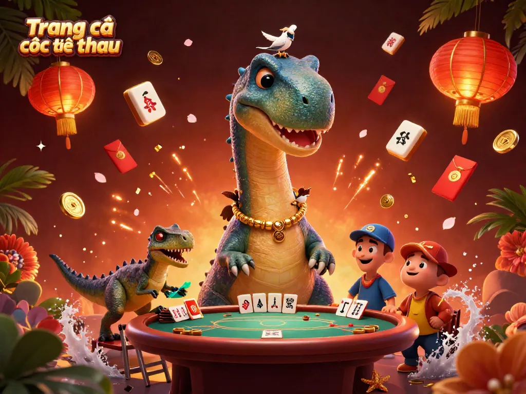 Engage in Trang cá cược thể thao with a captivating casino scene featuring exciting characters and elements.