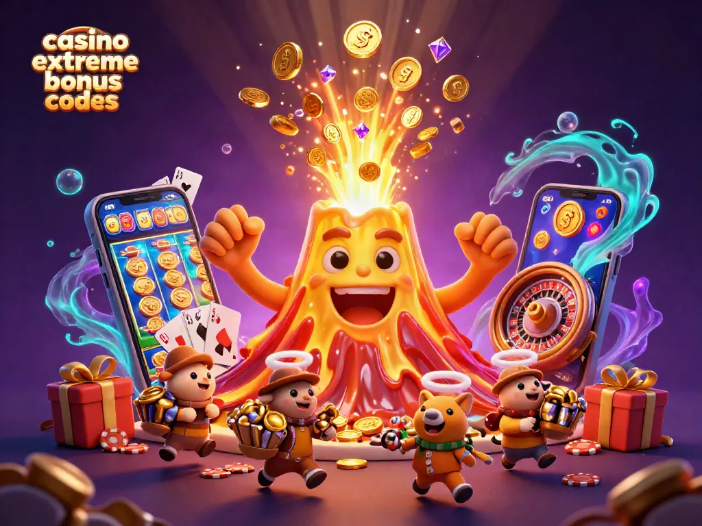 Play vivid casino extreme bonus codes with lucky explorers and a golden erupting volcano!