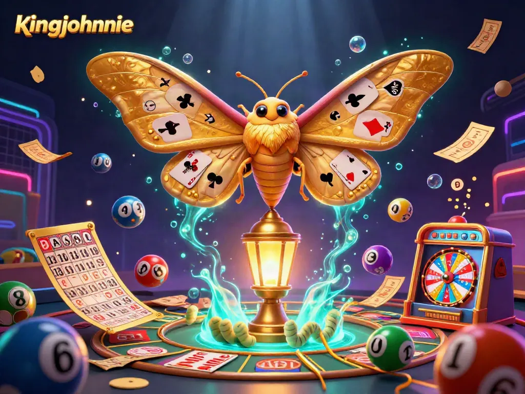 Engage in thrilling games at kingjohnnie casino with dynamic lottery elements, spinning prizes, and vibrant casino ambiance.