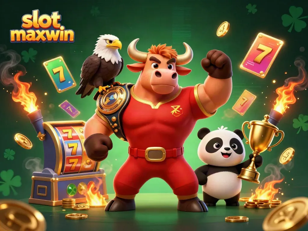 Engage with the excitement of slot maxwin, featuring themed characters and dynamic slots action.