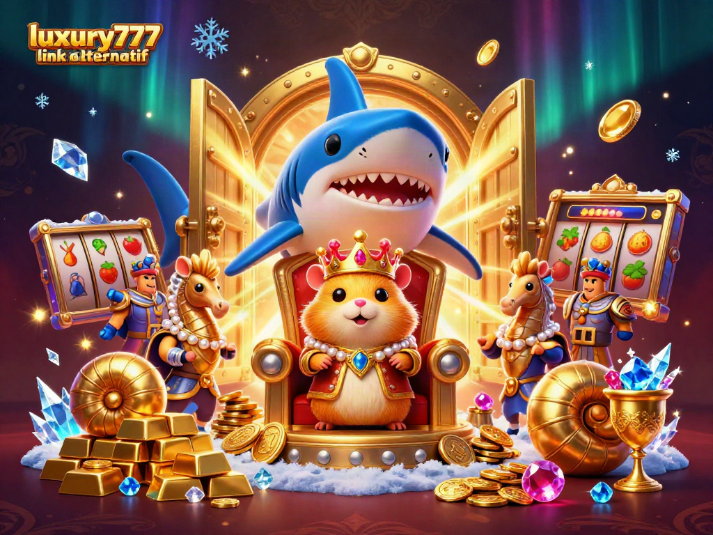Royalti kasino dengan luxury777 link alternatif, hamsternya bertahta gigi hiu megalodon.