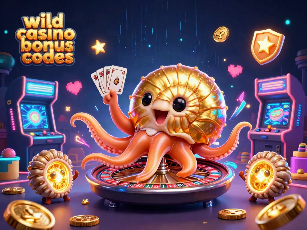 Engage with wild casino bonus codes featuring a nautilus roulette and glowing ammonite companions.