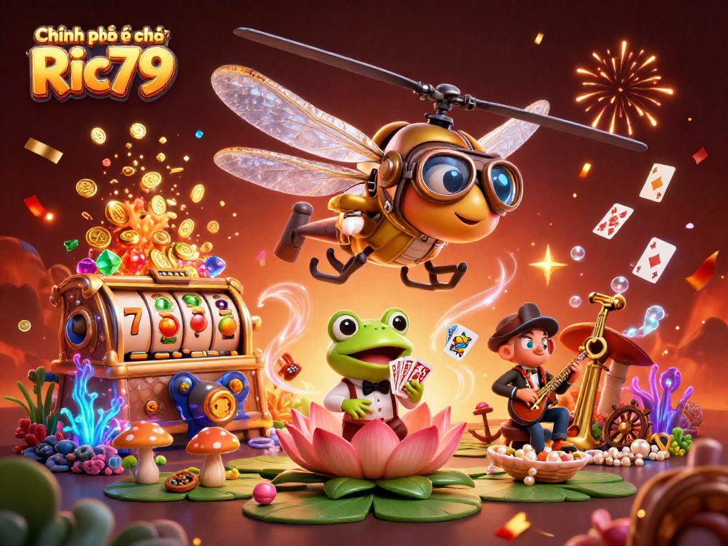 Engage with Chính sách bảo mật Ric79 while enjoying slots at the magical lily pad casino.