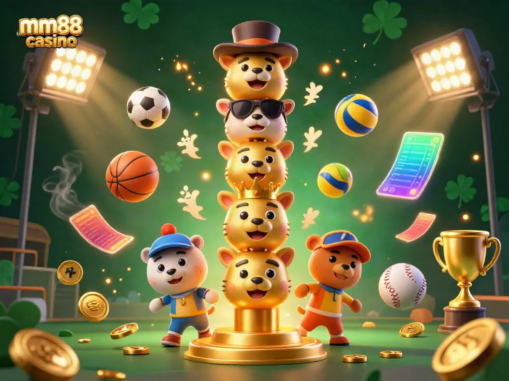 Engage with mm88 casino's vibrant gaming universe, featuring dynamic characters and rich casino elements.